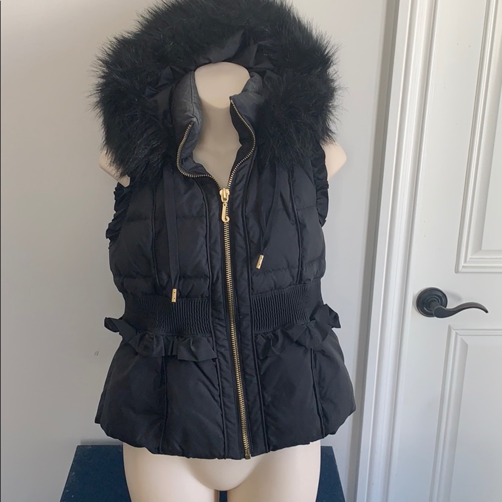 Juicy Couture black puffer vest
